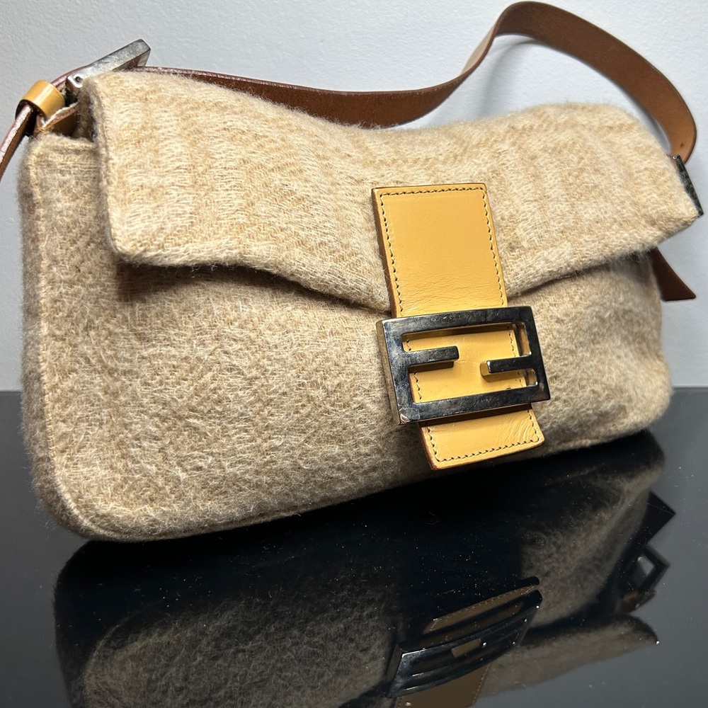 Vintage Cashmere Fendi baguette
